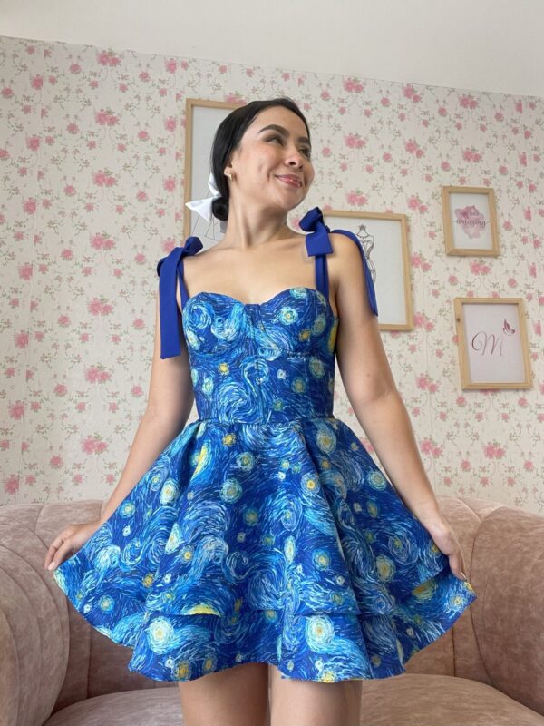 VESTIDO CORSET NOCHE ESTRELLADA - Imagen 3