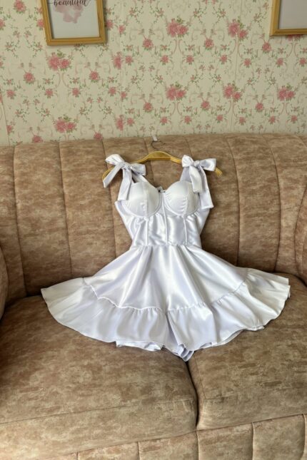 VESTIDO CORSET SATIN PRINCESS