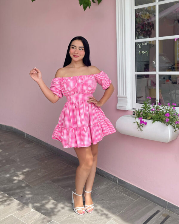 VESTIDO CUADROS
