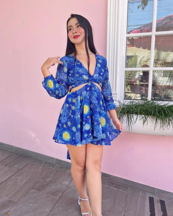 VESTIDO JUMPER NOCHE ESTRELLADA - Imagen 4