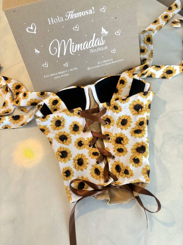 CORSET GIRASOLES - Imagen 2