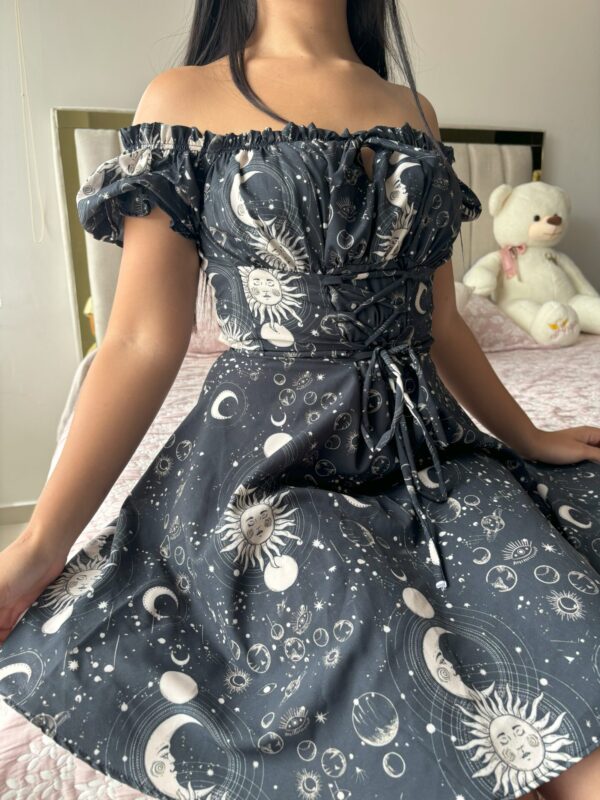 VESTIDO ASTRO NEGRO