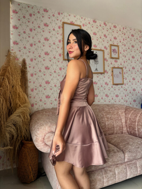 VESTIDO SATIN PRINCESS - Imagen 8