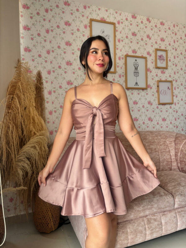 VESTIDO SATIN PRINCESS - Imagen 7