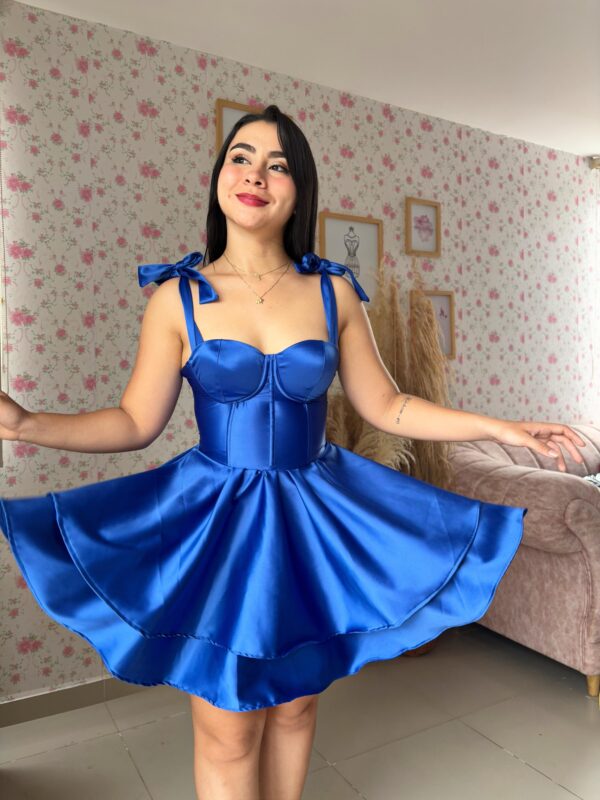 VESTIDO CORSET SATIN - Imagen 2