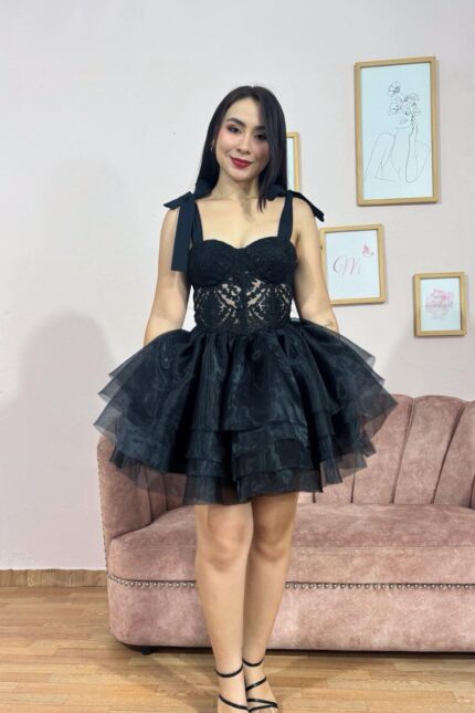 VESTIDO CORSET FAIRY CHANTILLY