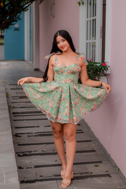 VESTIDO CORSET AMBAR VERDE