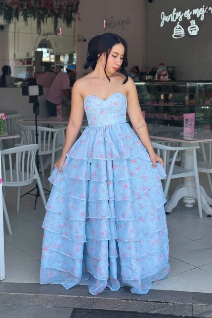 VESTIDO CORSET BRIDGERTON