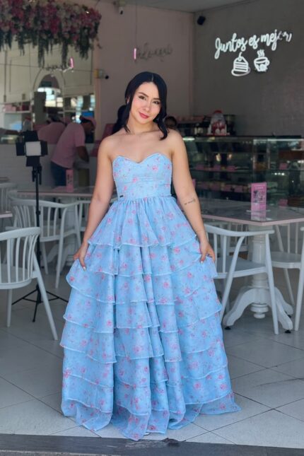 VESTIDO CORSET BRIDGERTON
