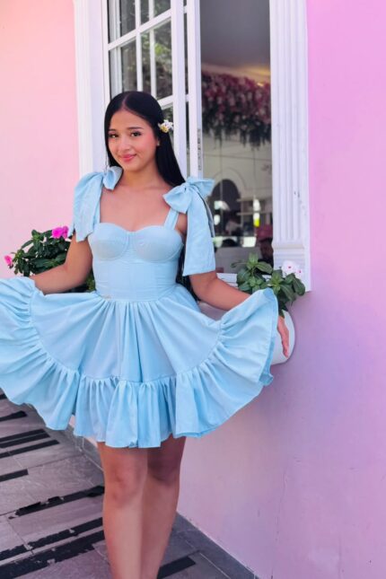 VESTIDO CORSET PAMELA SEDA MANGO - PREMIUN