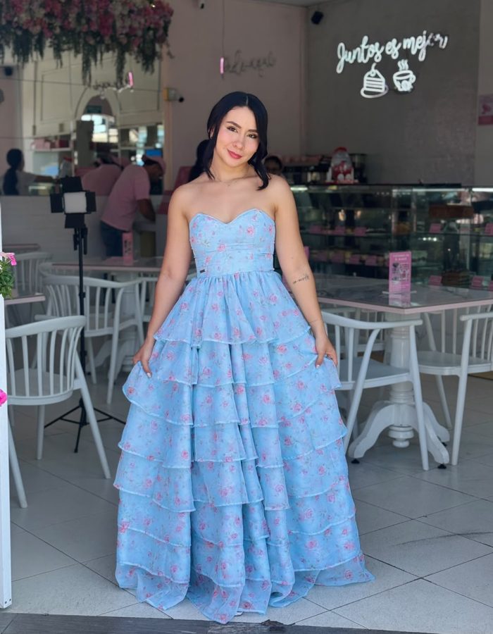 VESTIDO CORSET BRIDGERTON