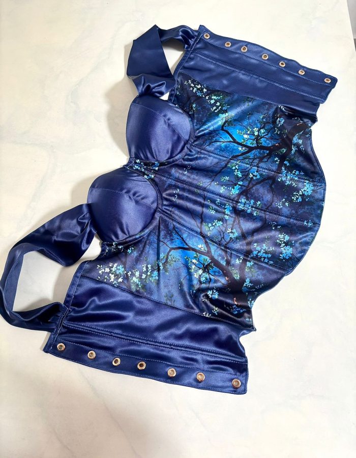 CORSET EMMA ALMENDRO OSCURO